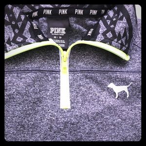 New PINK Victoria Secret XS Athletic hoodie neon